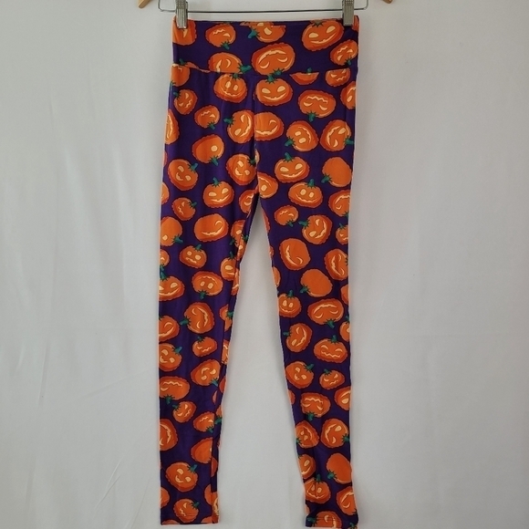 NWT LuLaRoe Simply Comfortable Tween Halloween Pants One Size See Measurements - Picture 1 of 10